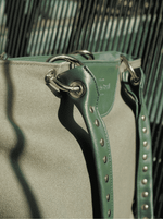 Bolsa Tote Duo Verde Ouro