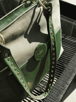 Bolsa Tote Duo Verde Ouro