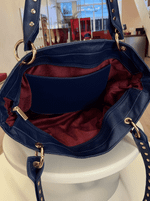 Bolsa Tote Duo Marinho Ouro