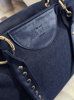 Bolsa Tote Duo Marinho Ouro