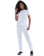 Scrub Confort Feminino Branco