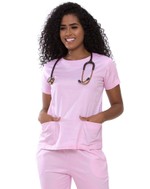 Scrub Confort Feminino Rosa Claro