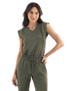 Scrub Feminino Luna Verde Militar