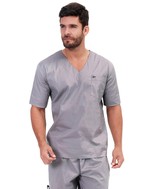 Scrub Man Conjunto Cinza Claro