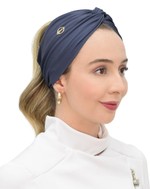 Turbante Azul Marinho