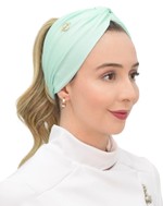 Turbante Verde Água