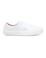 Tênis Feminino Fabi Slip On Branco com Elástico