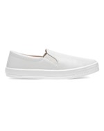 Tênis Feminino Manu Slip On Branco Sem Cadarço