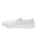 Tênis Feminino Manu Slip On Branco Sem Cadarço