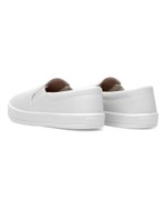 Tênis Feminino Manu Slip On Branco Sem Cadarço