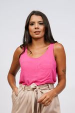 Blusa regata com bolso 
