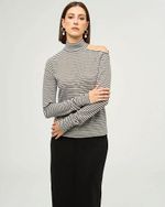 Blusa listrada em tricot
