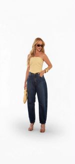 Calça Barrel Denim