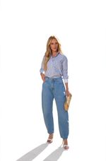 Calça Barrel Denim