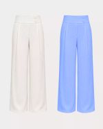 Calça  Alfaiataria em Liocel Blue