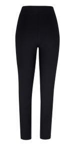 Calça de Couro Skinny Preta Cintura Alta
