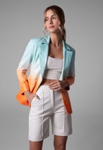 Blazer de Couro Degradê 