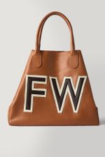 Bolsa de Couro Personalizável Caramelo & Brown 