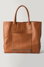 Bolsa de Couro Personalizável Caramelo & Brown 