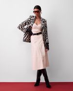 Top de Couro Off White