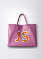Bolsa de Couro Personalizável Lilás 