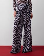 Calça de Tule com Estampa de Zebra