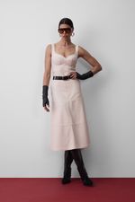 Top de Couro Off White