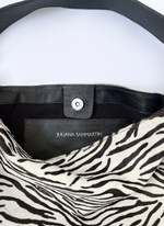 Bolsa de Couro Animal Print Zebra
