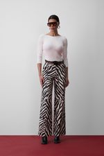 Blusa de Tricot Canelada Off White 