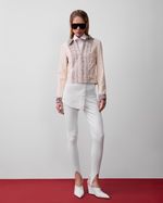 Jaqueta de Couro com Python Off White