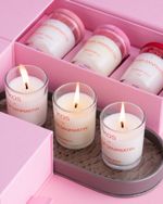 Trio de Velas Aromáticas Pitanga, Bergamota e Manga Verde - 50g