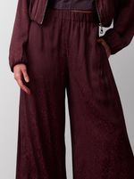 Calça de Jacquard Onça Vinho