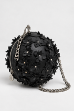 Bloom Bag De Couro Preto