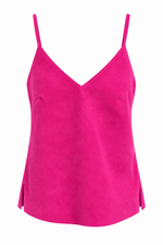 Blusa de Alcinha em Camurça Rosa Pink