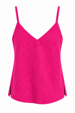 Blusa de Alcinha em Camurça Rosa Pink