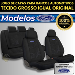 Capa Para Banco Automotivo Carro Ford Tecido Original Grosso Impermeável Acolchoado Todos Veículos Ford