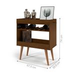 Aparador Buffet Adega Aspen Canela [F066]