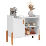 Aparador Buffet Cantinho Café 1 Porta Branco [F066]