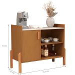 Aparador Buffet Cantinho Café 1 Porta Cedro Off White [F066]