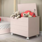 Bau Caixa De Brinquedos Toys Rose [F066]