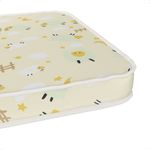 Colchão Baby Berço D18 130x70x7 Bms Estampado Amarelo [F066]