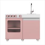 Cozinha De Brinquedo Infantil Mini Rosa Branco [F066]
