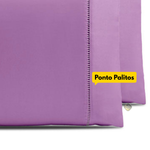 Kit 2 Fronhas Travesseiro 70x50 Capa Protetor Ponto Palitos