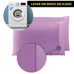 Kit 2 Fronhas Travesseiro 70x50 Capa Protetor Ponto Palitos