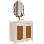 Kit Banheiro Artemis Off White Cedro [F066]
