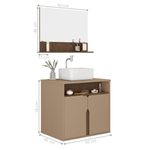 Kit Banheiro Harmonia Fendi Carvalho [F066]