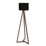 Luminaria De Piso Tripé Design Moderno Preto [F066]