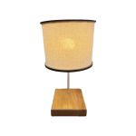 Luminária Lumen Cupula Mdf Laminado Acetato Madeira Natural [F066]
