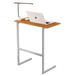 Mesa De Apoio Para Notebook Industrial Nature Cinza [F066]