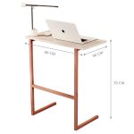 Mesa De Apoio Para Notebook Industrial Pérola Bronze [F066]